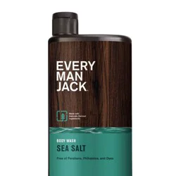 Every Man Jack Sea Salt + Citrus Hydrating Body Wash for Men, Naturally Derived, 16.9 oz