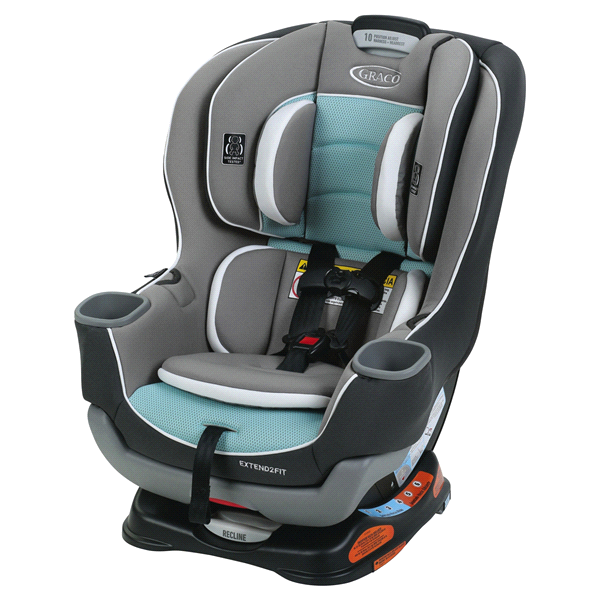 slide 1 of 3, Graco Extend2Fit Convertible Car Seat - Spire, 1 ct