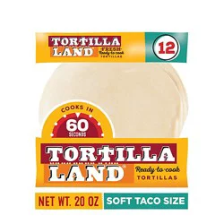 Tortilla Land Uncooked Flour Tortillas 12 Count