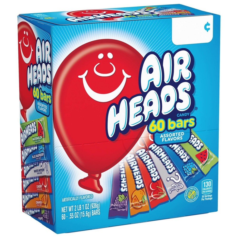 slide 2 of 4, Airheads Chewy Candy, 60 ct