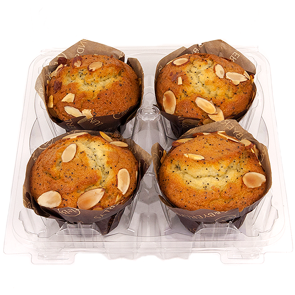 slide 1 of 9, Lunds & Byerlys Almond Poppy Crunch Muffins 14.0 oz, 14 oz