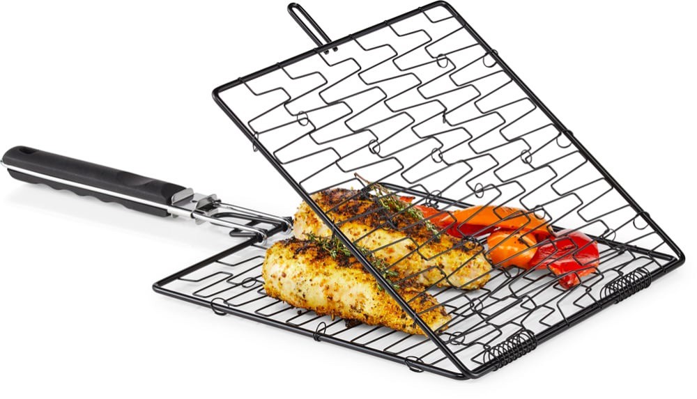 slide 2 of 2, HD Designs Grill Non-Stick Flex Basket With Folding Handle, 1 ct