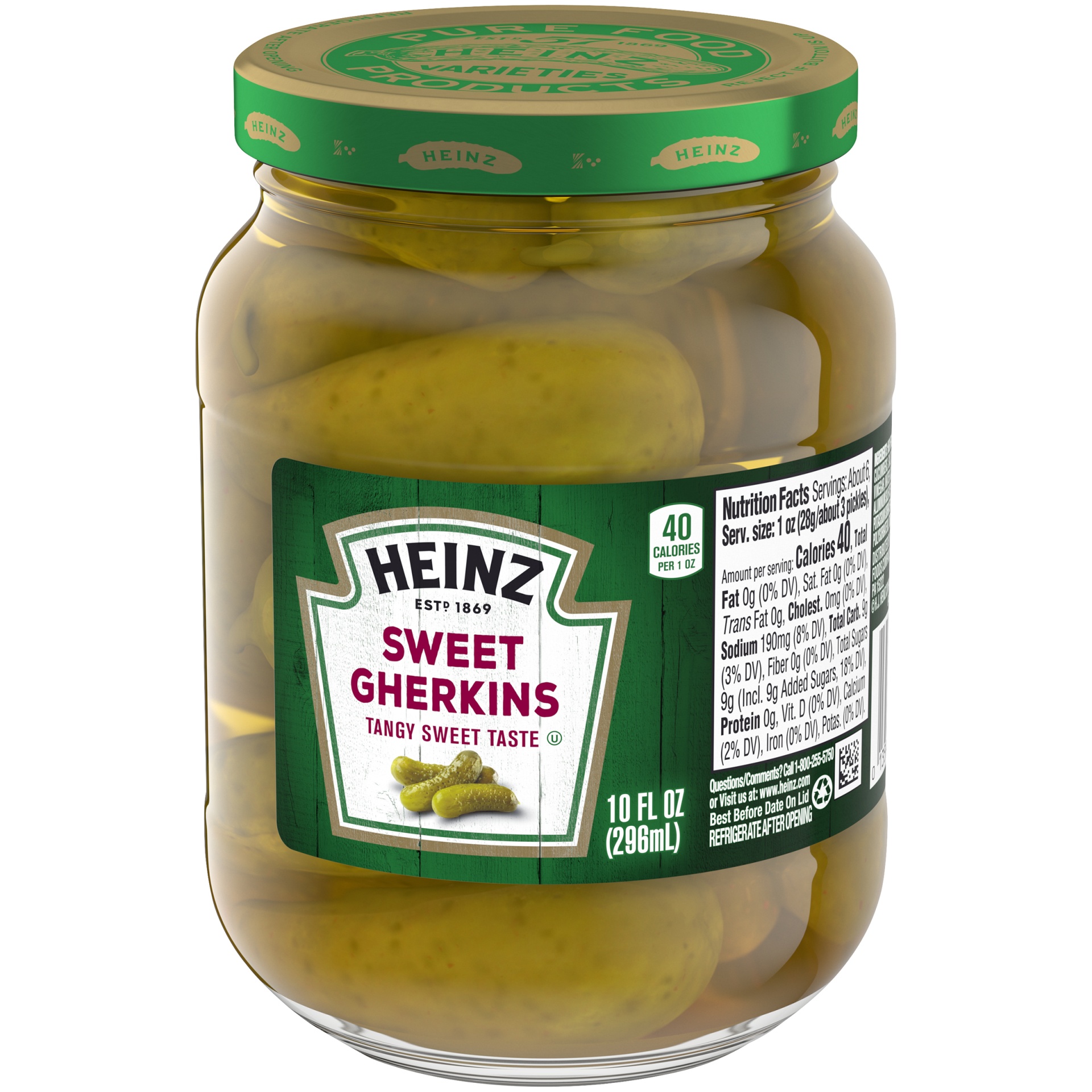 Heinz Sweet Gherkins Mini Pickles 10 fl oz Shipt
