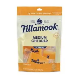 Tillamook Medium Cheddar Cheese Snack Portions - 7.5oz/10ct