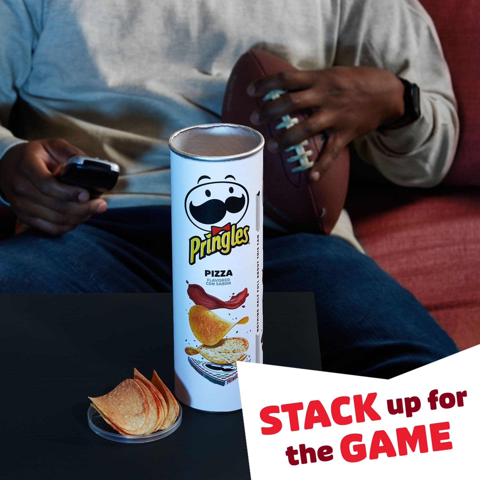 slide 3 of 7, Pringles Potato Crisps Chips, Lunch Snacks, Snacks On The Go, Pizza, 5.5 oz