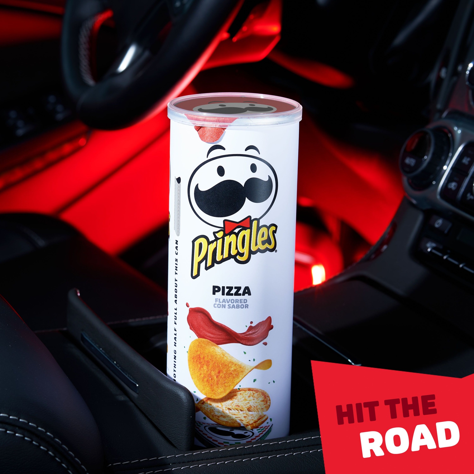 slide 6 of 7, Pringles Potato Crisps Chips, Lunch Snacks, Snacks On The Go, Pizza, 5.5 oz