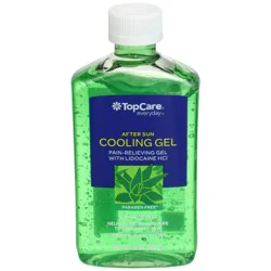 TopCare After Sun Cooling Lidocaine HCl With Aloe Vera Pain-Relieving Gel