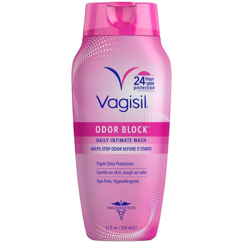 slide 1 of 6, Vagisil Odor Block Daily Intimate Feminine Wash for Women - 12oz, 12 oz