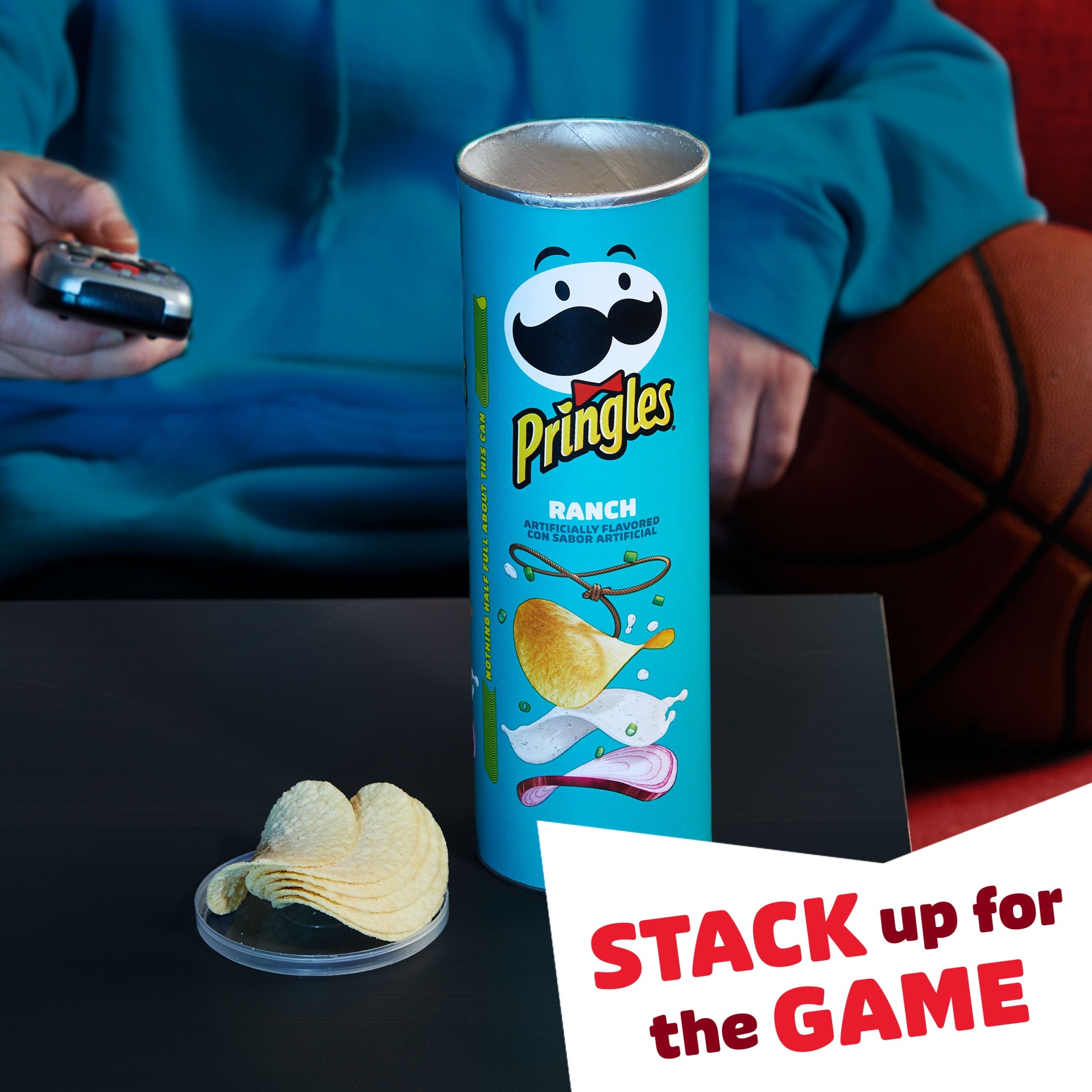 slide 6 of 7, Pringles Potato Crisps Chips, Lunch Snacks, Snacks On The Go, Ranch, 5.5 oz