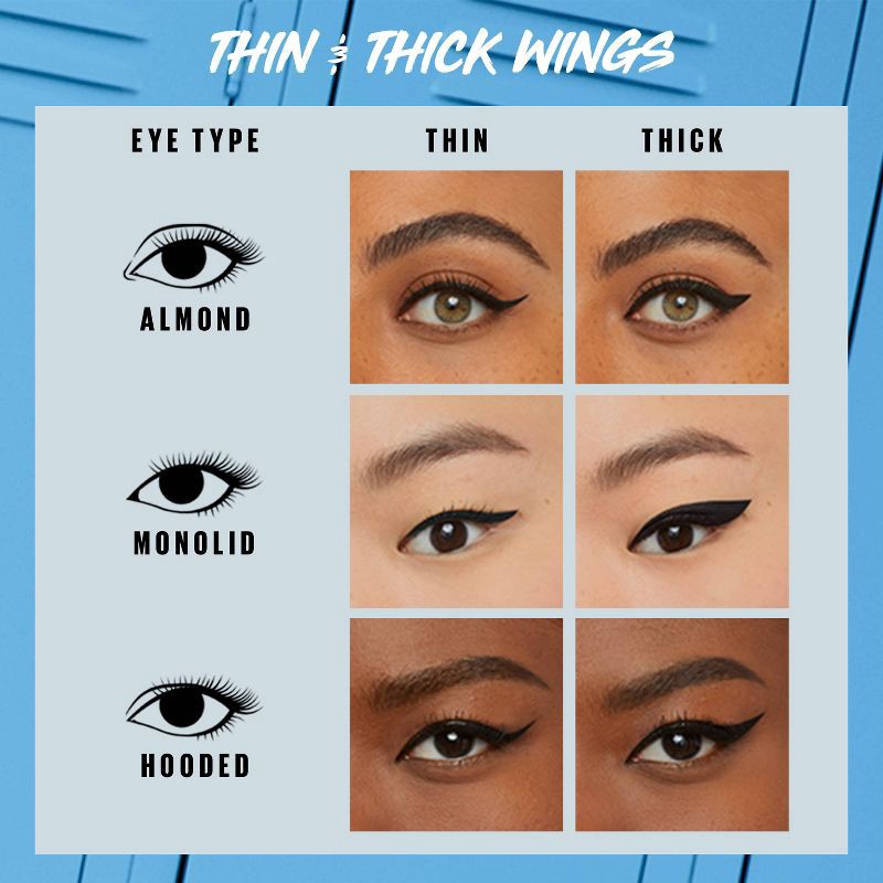 slide 5 of 11, Maybelline Eyestudio Master Precise All Day Liquid Eyeliner Makeup - 110 Black - 0.034 fl oz, 0.034 fl oz