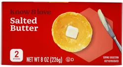 Know & Love Know And Love Salted Butter Sticks 8 Ounces