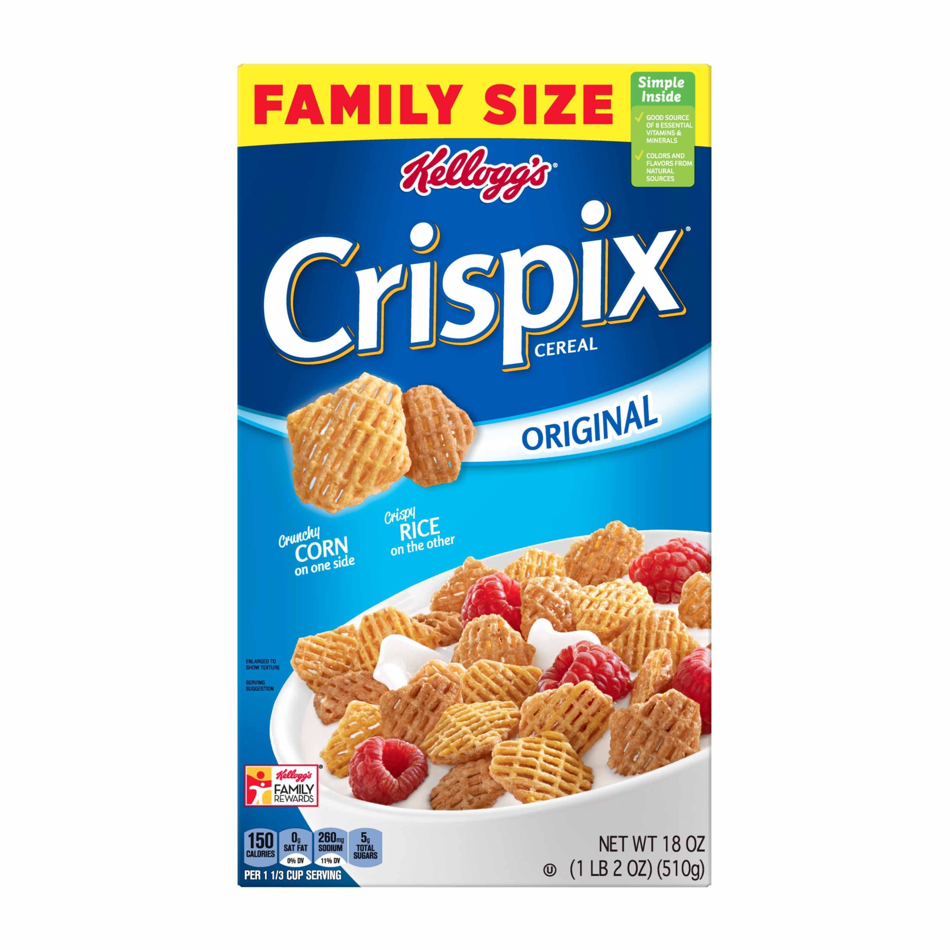 slide 7 of 7, Kellogg's Crispix, 18 oz