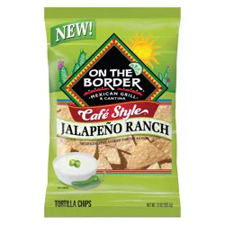 On The Border Cafe Style Jalapeño Ranch Tortilla Chips