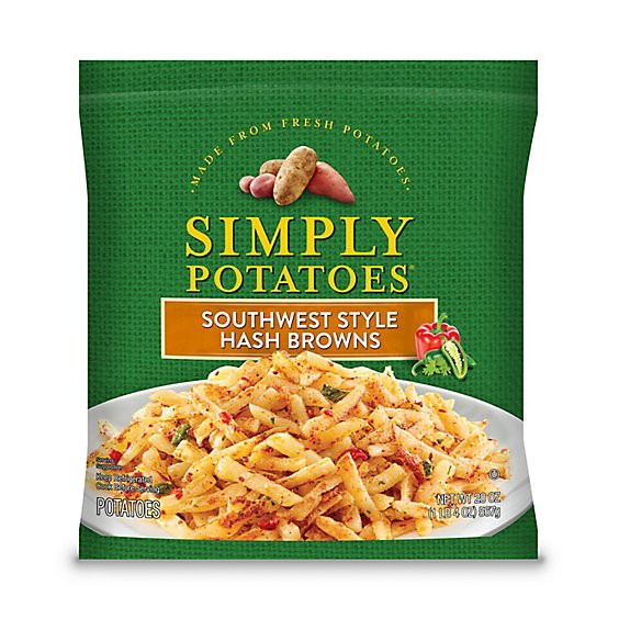 slide 1 of 1, Simply Potatoes Hash Browns Southwest - 20 Oz, 20 oz