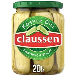 Claussen Kosher Dill Pickle Sandwich Slices - 20 Fl. Oz.
