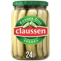 Claussen Kosher Dill Pickle Spears - 24 Fl. Oz.