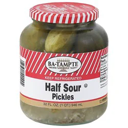 Ba-Tampte Pickles Half Sour - 32 Fl. Oz.