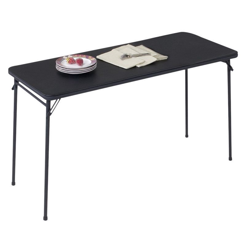 slide 4 of 4, Peakform 20"x48" Folding Table Black, 1 ct