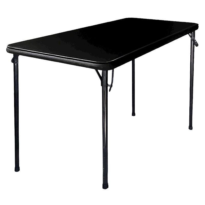 slide 1 of 4, Peakform 20"x48" Folding Table Black, 1 ct