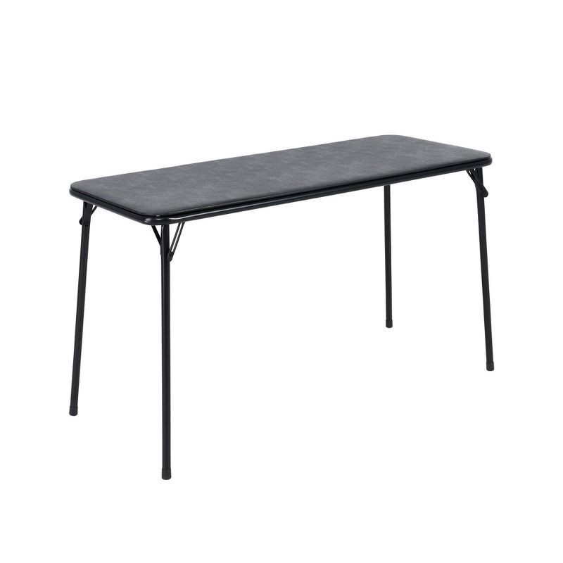 slide 1 of 7, Peakform 20"x48" Folding Table Black, 1 ct