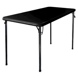 Peakform 20&quot;x48&quot; Folding Table Black