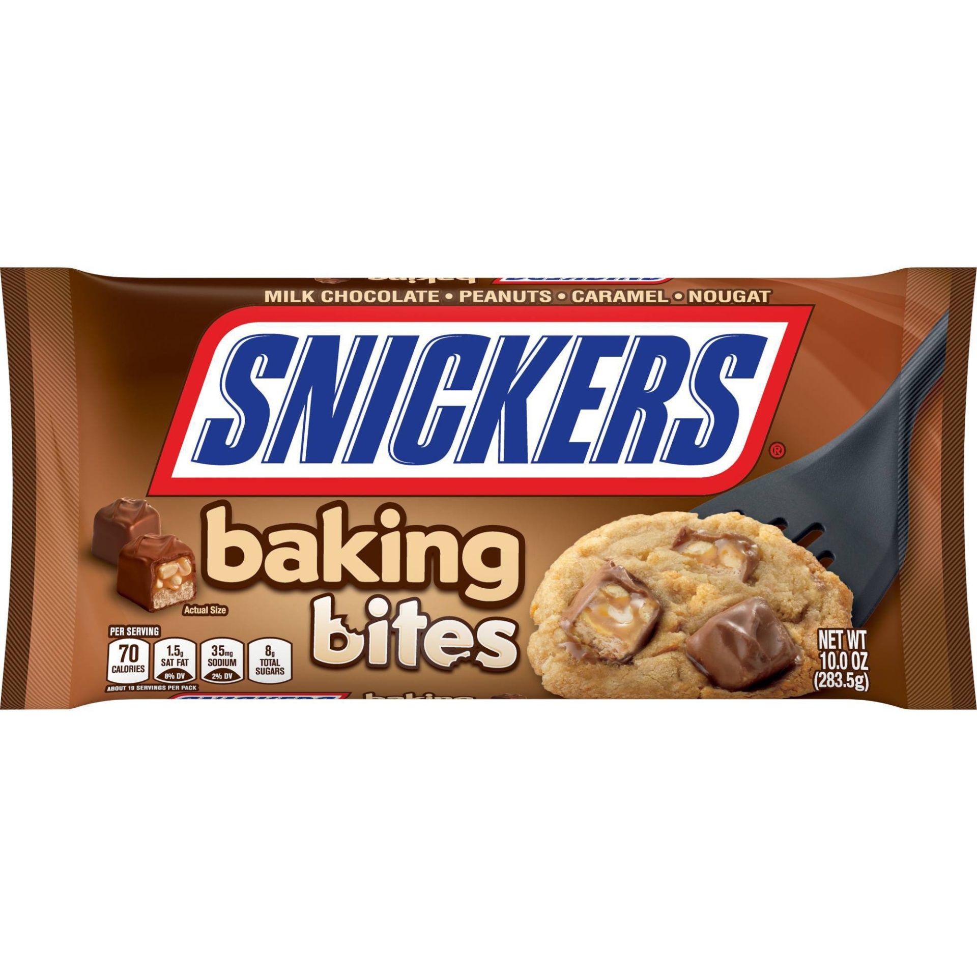 slide 1 of 1, Snickers Baking Bites, 10 oz