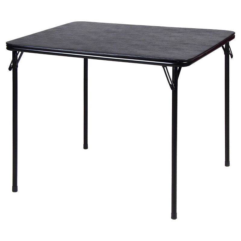 slide 1 of 4, Peakform 34"x 34" Folding Card Table Black, 1 ct