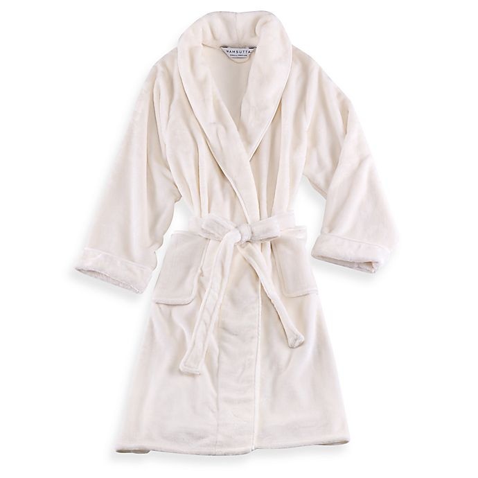 slide 1 of 1, Wamsutta Large/X-Large Plush Bathrobe - Ivory, 1 ct