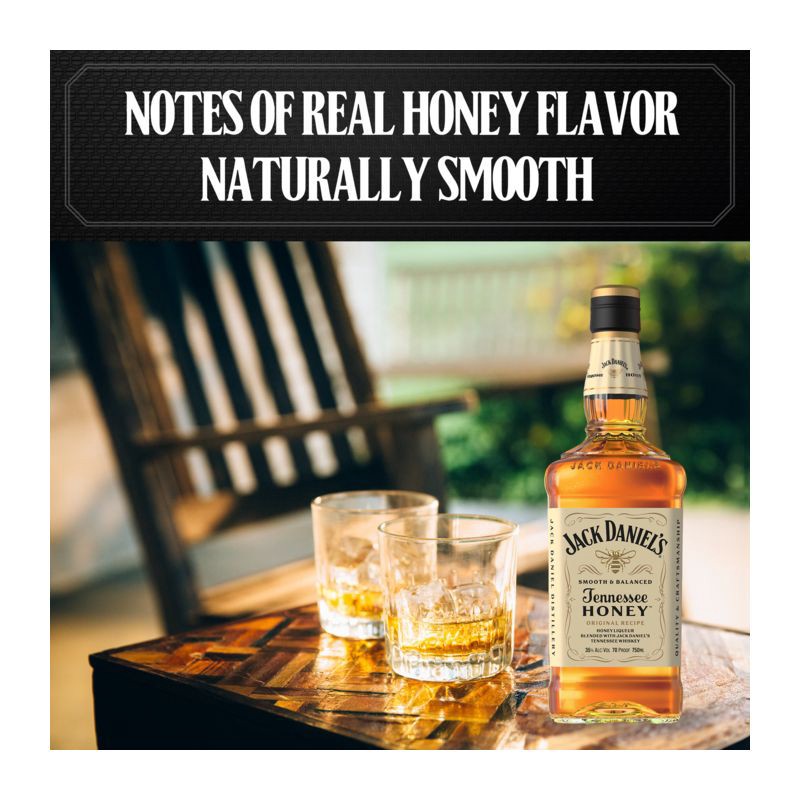 slide 6 of 10, Jack Daniel's Tennessee Honey Whiskey - 750ml Bottle, 750 ml