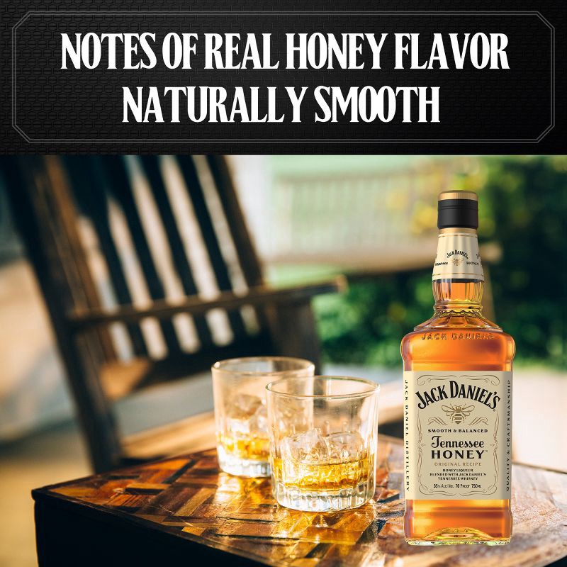 slide 7 of 10, Jack Daniel's Tennessee Honey Whiskey - 750ml Bottle, 750 ml