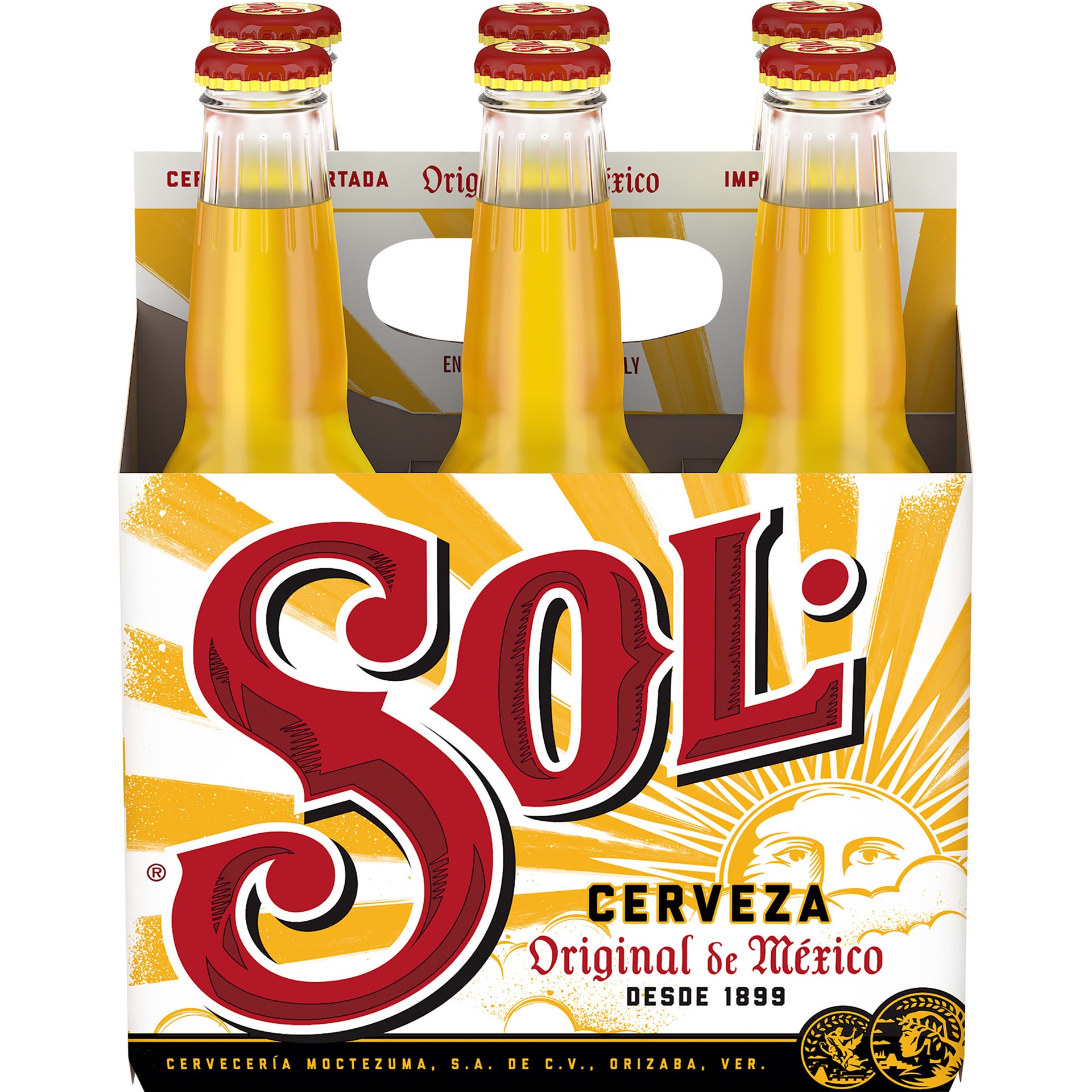 slide 4 of 5, Sol Beer, 6 ct; 12 oz