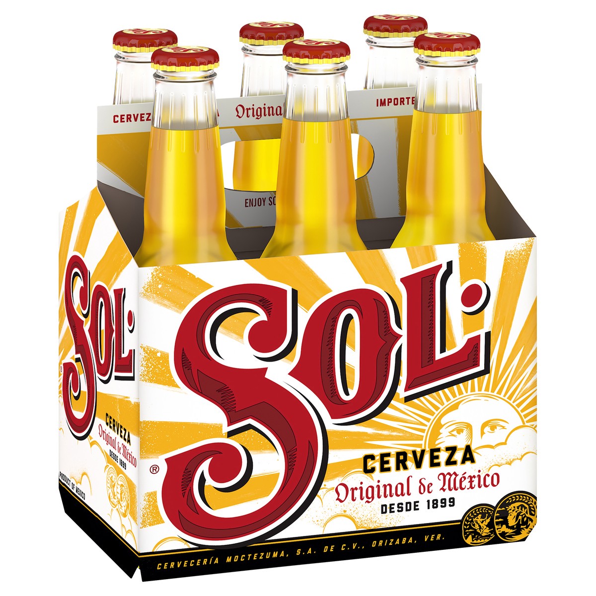 slide 1 of 5, Sol Beer, 6 ct; 12 oz