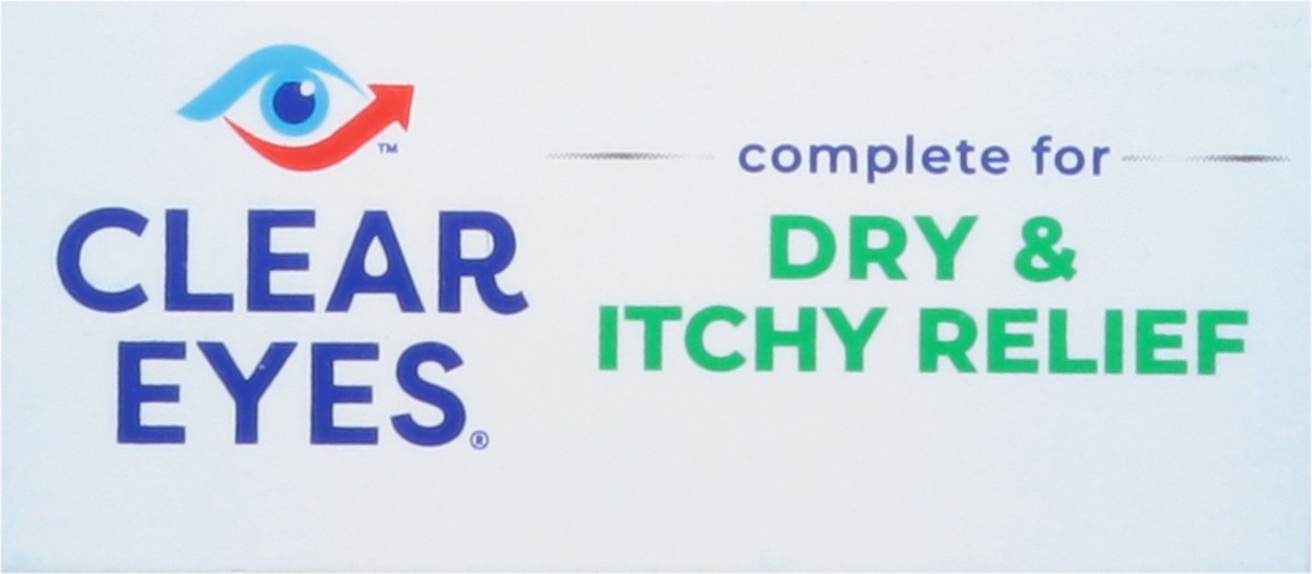 slide 7 of 9, Clear Eyes Dry & Itchy Eye Relief Eye Drops, 0.5 fl oz, 0.50 fl oz