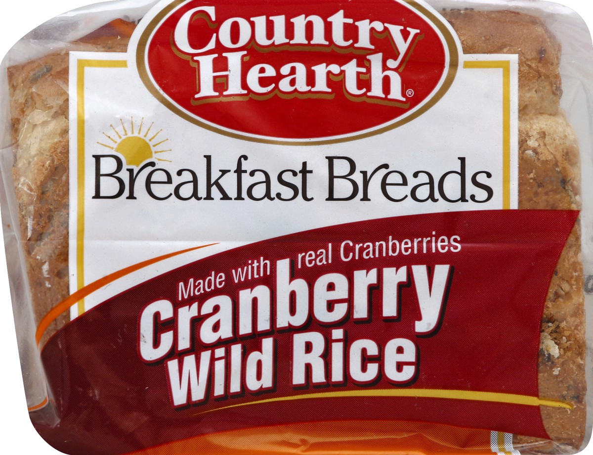 slide 4 of 5, Country Hearth Cranberry Wild Rice Breakfast Breads , 18 oz