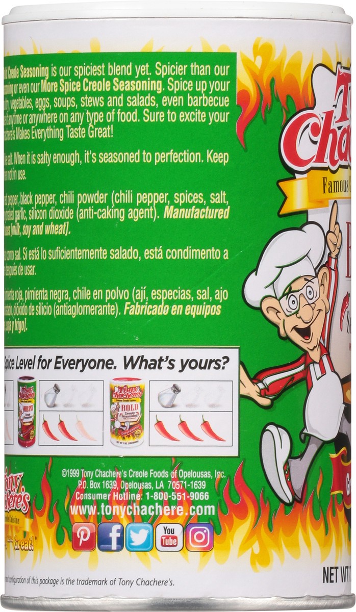 slide 4 of 13, Tony Chachere's Bold Creole Seasoning With An Extra Kick, 7 oz