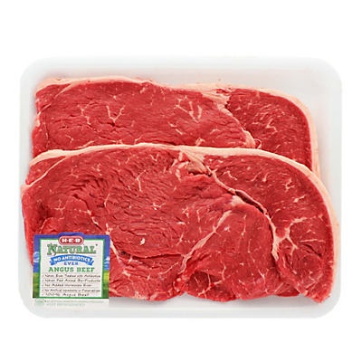 slide 1 of 1, H-E-B Natural Beef Top Sirloin Steak Thin USDA Choice, per lb