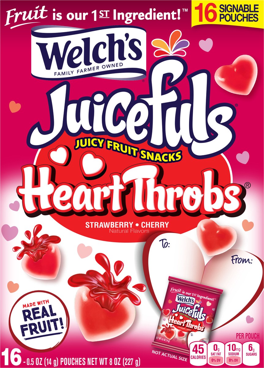 slide 5 of 7, Juicefuls Heart Throbs 16ct Box,