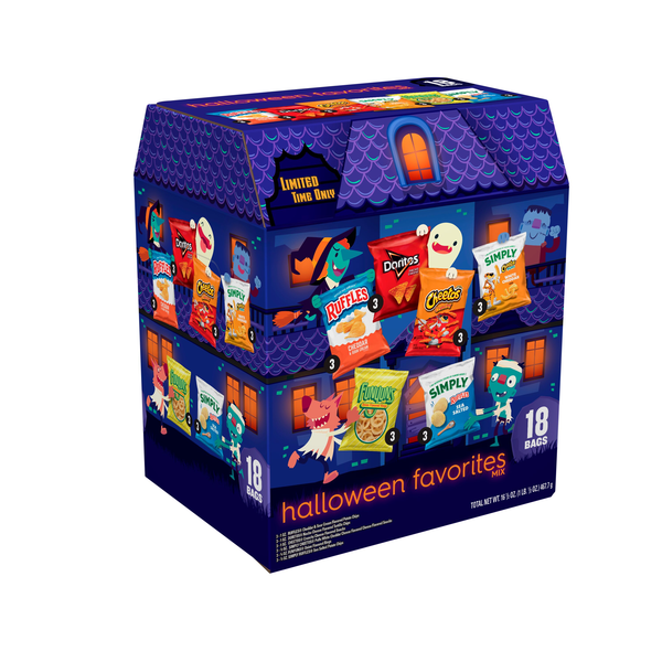 slide 1 of 1, F/lays Hlwn Faves Lto 18 Pk, 16 oz