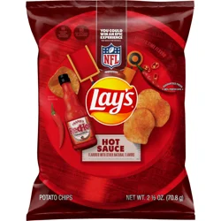 Lay's Potato Chips Hot Sauce 2.5 oz