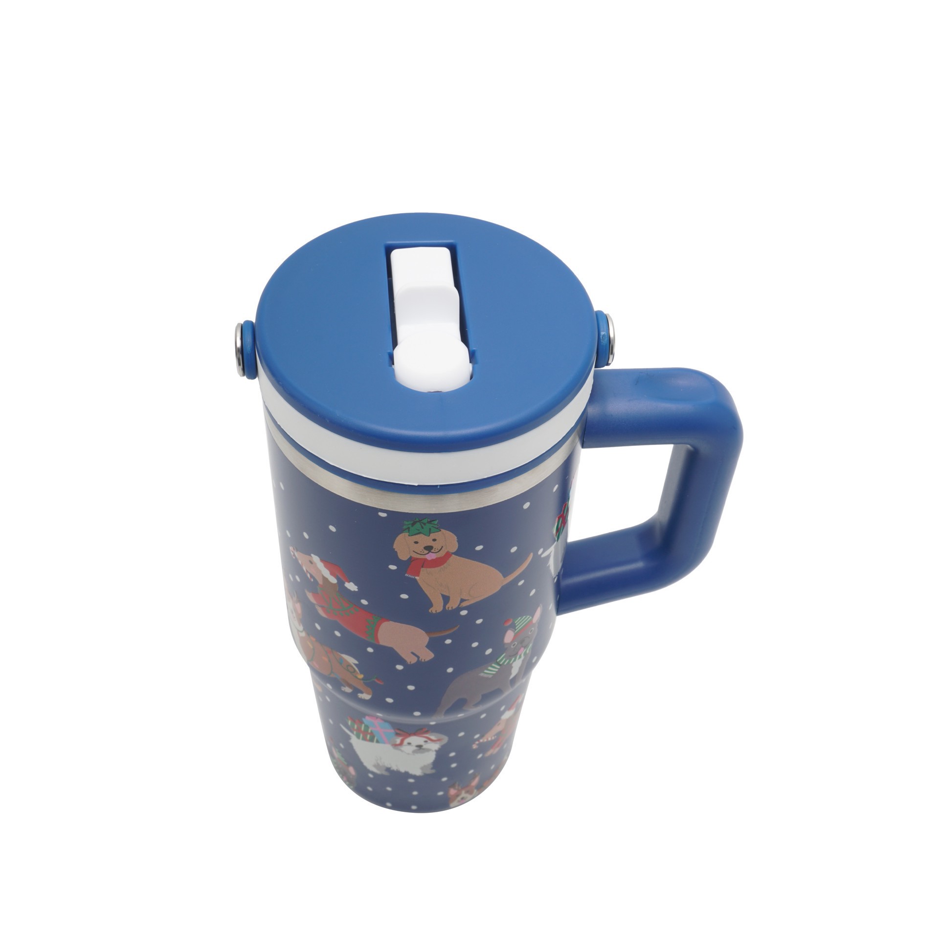 slide 2 of 5, 20oz. Christmas Stainless Steel Insulated Tumbler By Ashland, 20 oz