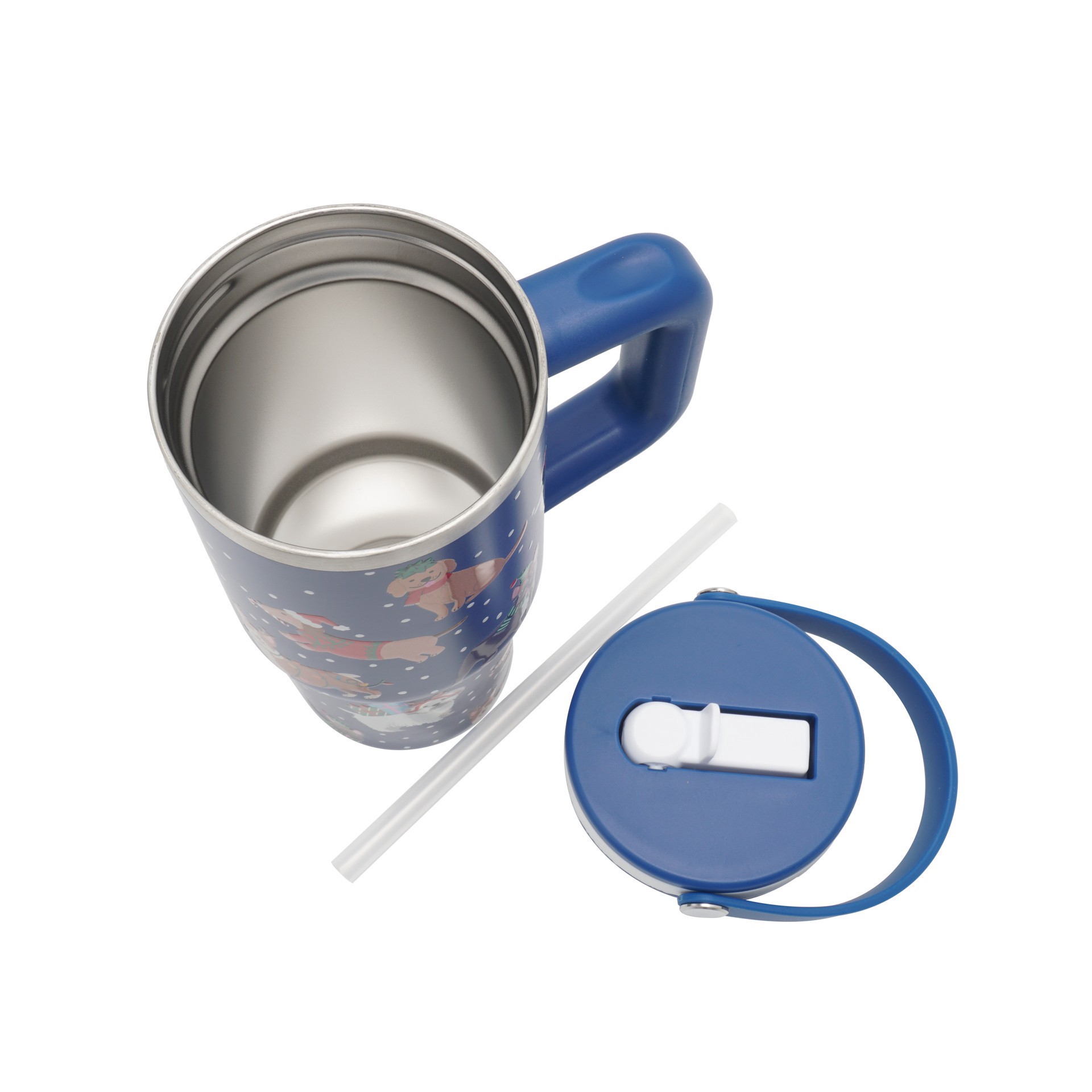 slide 4 of 5, 20oz. Christmas Stainless Steel Insulated Tumbler By Ashland, 20 oz