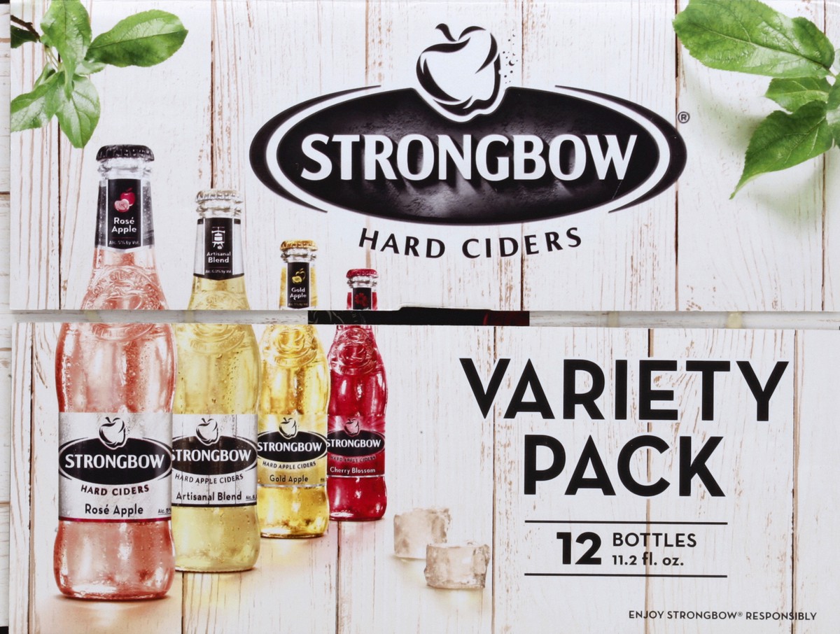 slide 2 of 6, Strongbow Hard Apple Cider Variety Pack, 12 ct; 12 oz