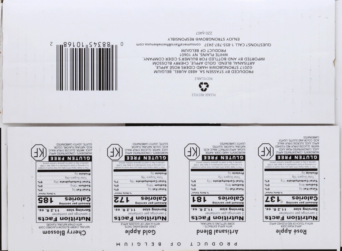 slide 3 of 6, Strongbow Hard Apple Cider Variety Pack, 12 ct; 12 oz