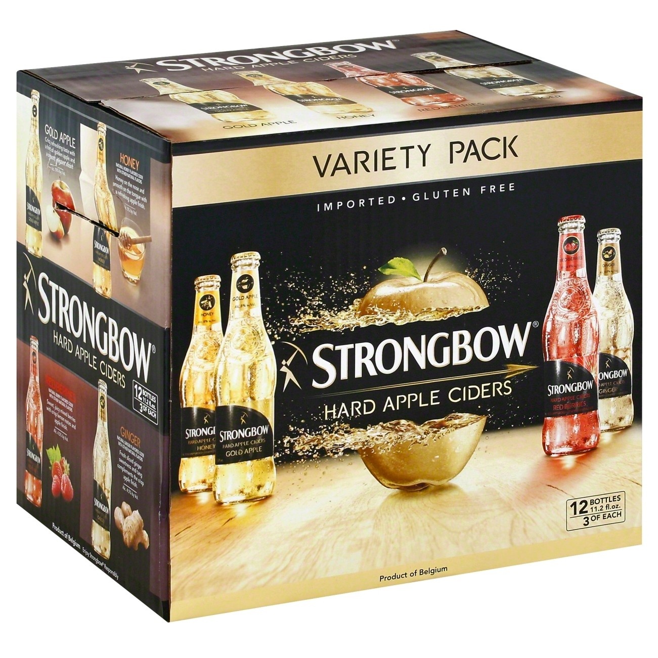 slide 1 of 6, Strongbow Hard Apple Cider Variety Pack, 12 ct; 12 oz