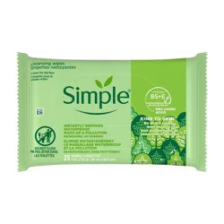Unscented Simple Kind to Skin Cleansing Facial Wipes - 25ct