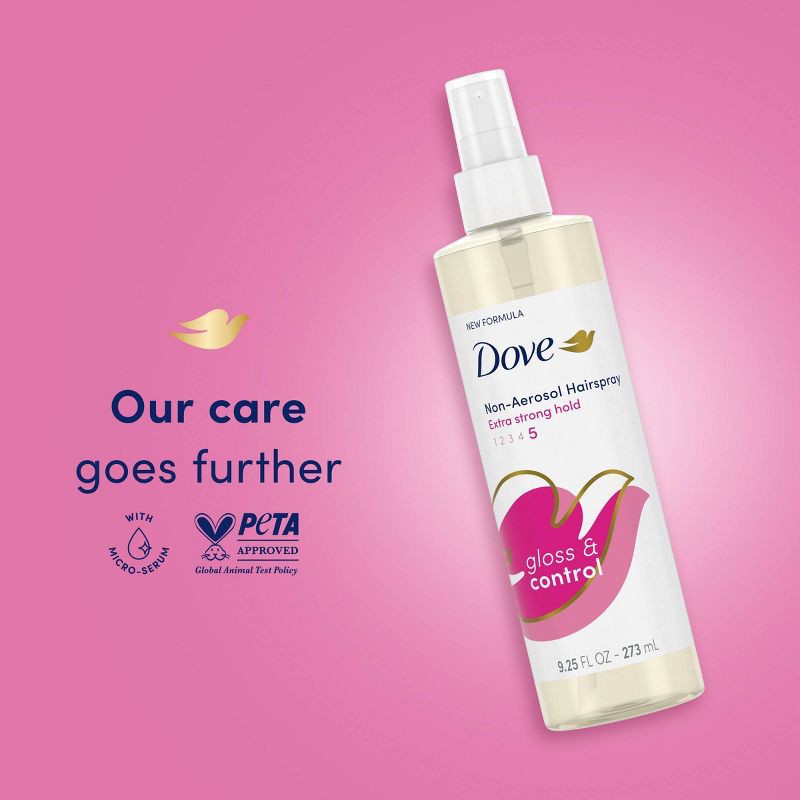 slide 4 of 8, Dove Beauty Style + Care Extra Hold Hairspray - 9.25 fl oz, 9.25 fl oz