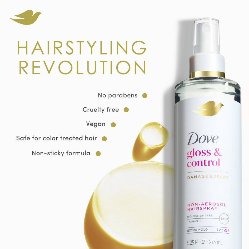 slide 6 of 14, Dove Beauty Style + Care Extra Hold Hairspray - 9.25 fl oz, 9.25 fl oz