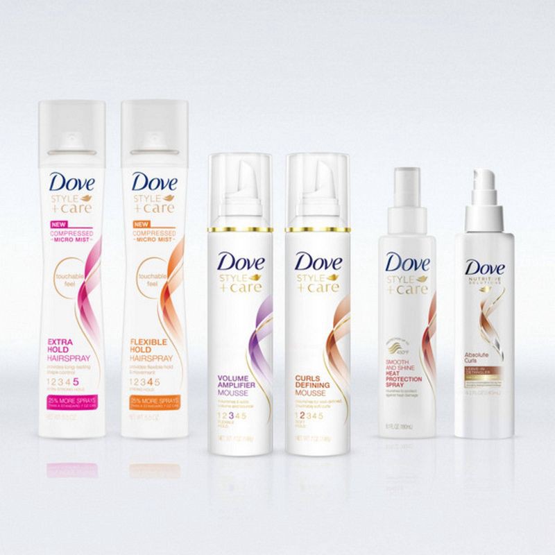 slide 4 of 4, Dove Beauty Style + Care Curls Defining Mousse - 7oz, 7 oz