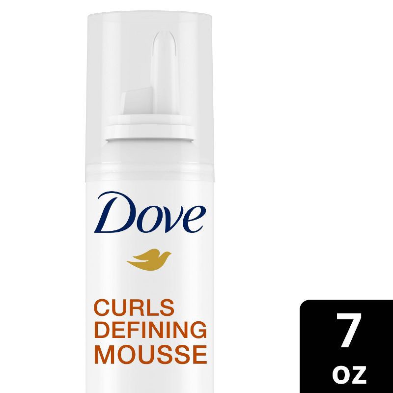slide 1 of 4, Dove Beauty Style + Care Curls Defining Mousse - 7oz, 7 oz