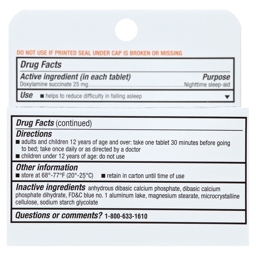 slide 2 of 3, Unisom SleepTabs Nighttime Sleep-Aid Tablets - Doxylamine Succinate - 80ct, 80 ct